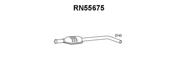 Предглушитель выхлопных газов VENEPORTE RN55675
