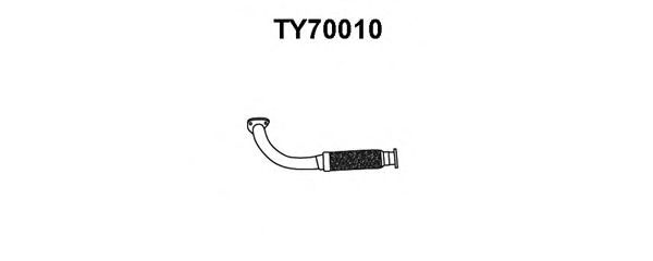 Труба выхлопного газа VENEPORTE TY70010