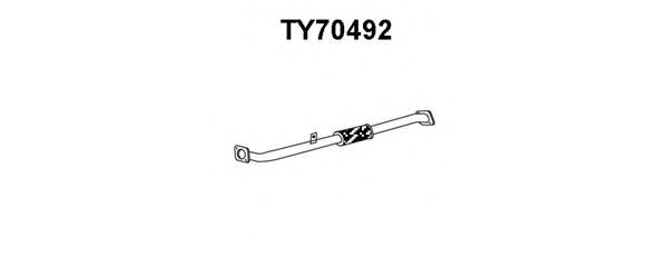 Труба выхлопного газа VENEPORTE TY70492