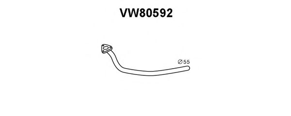 Труба выхлопного газа VENEPORTE VW80592