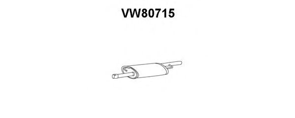 Предглушитель выхлопных газов VENEPORTE VW80715