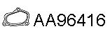 Прокладка, труба выхлопного газа VENEPORTE AA96416