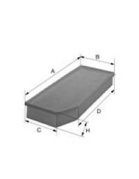 Воздушный фильтр UNIFLUX FILTERS XA544