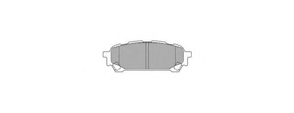 Комплект тормозных колодок, дисковый тормоз FREMAX FBP-1646
