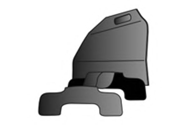 Кронштейн, труба выхлопного газа FENNO X11115