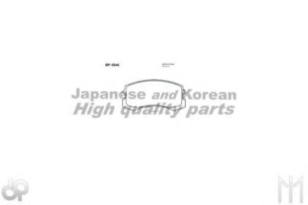 Комплект тормозных колодок, дисковый тормоз ASHUKI C004-05A