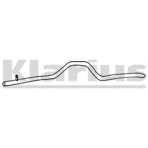 Труба выхлопного газа KLARIUS 110384