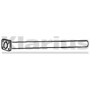 Труба выхлопного газа KLARIUS 120156