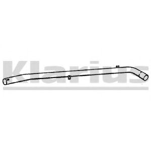 Труба выхлопного газа KLARIUS 140195