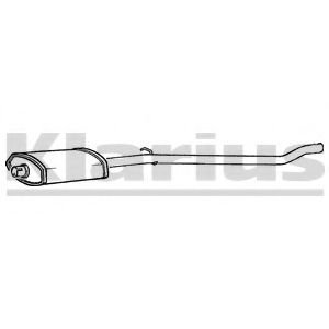 Средний глушитель выхлопных газов KLARIUS 240193