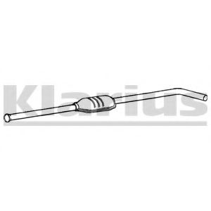 Средний глушитель выхлопных газов KLARIUS 250558