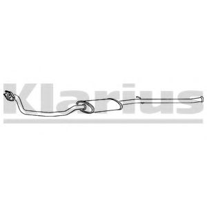 Средний глушитель выхлопных газов KLARIUS 270149