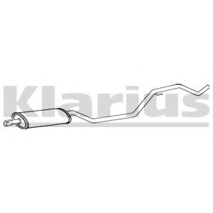 Средний глушитель выхлопных газов KLARIUS 260961