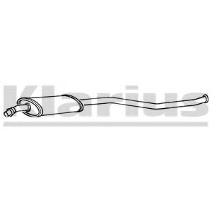 Средний глушитель выхлопных газов KLARIUS CN222P