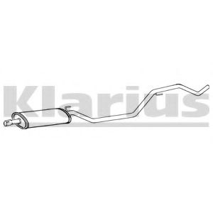 Глушитель выхлопных газов конечный KLARIUS GM454J