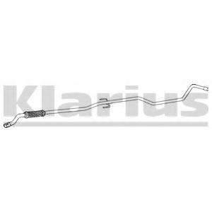 Труба выхлопного газа KLARIUS GM466Q