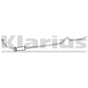Глушитель выхлопных газов конечный KLARIUS MS103L
