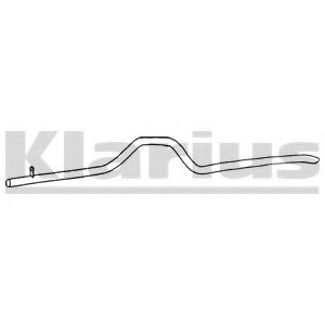 Труба выхлопного газа WALKER 13504