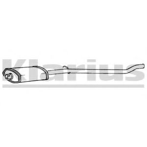 Средний глушитель выхлопных газов KLARIUS PG139T