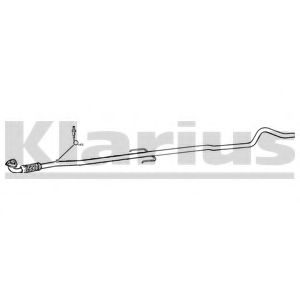 Труба выхлопного газа KLARIUS GM561C