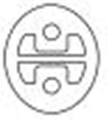 Кронштейн, система выпуска ОГ SIGAM 024013