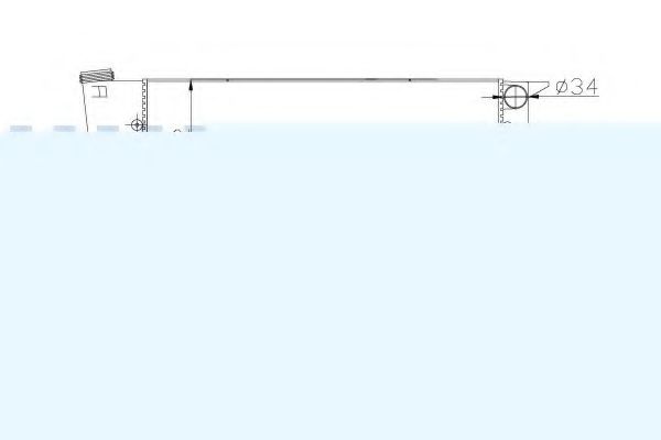 Радиатор, охлаждение двигателя KALE OTO RADYATÖR 089