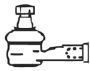 Наконечник поперечной рулевой тяги FRAP 586