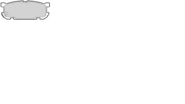 Комплект тормозных колодок, дисковый тормоз ALLIED NIPPON ADB31207