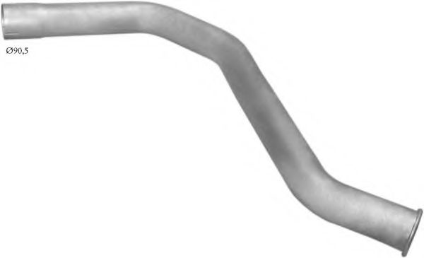 Труба выхлопного газа POLMO 6101