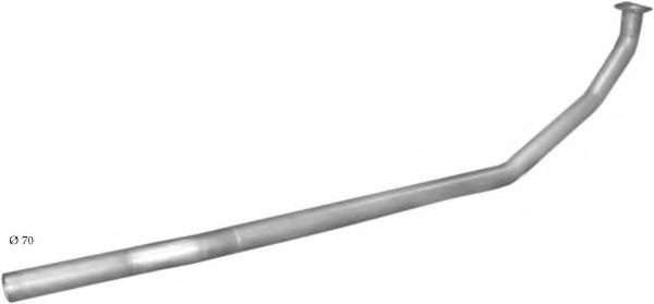 Труба выхлопного газа POLMO 7203