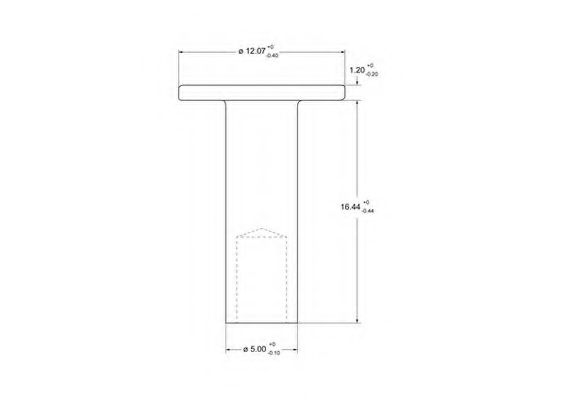 Заклепка, накладки барабанного тормоза FERODO 91001