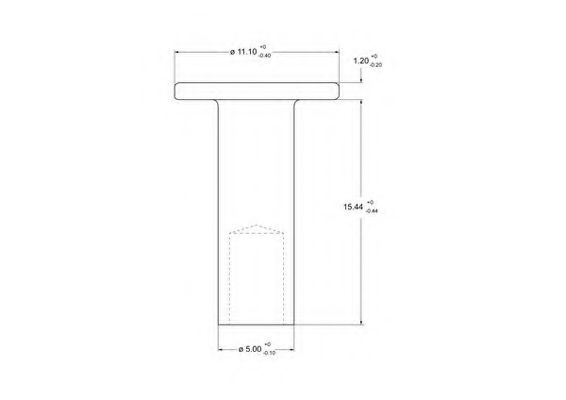 Заклепка, накладки барабанного тормоза FERODO 92035