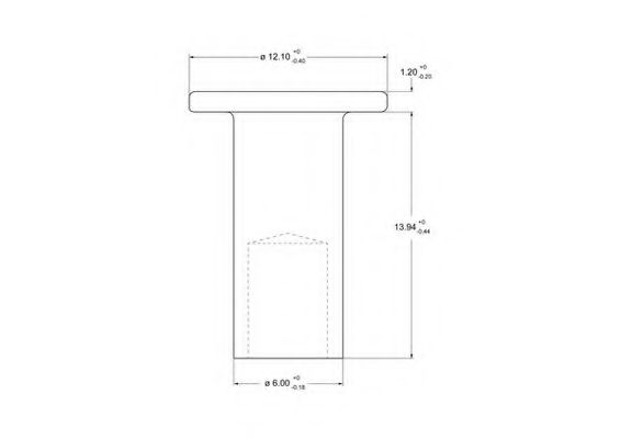 Заклепка, накладки барабанного тормоза FERODO 92055