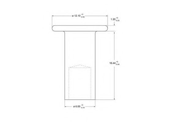 Заклепка, накладки барабанного тормоза FERODO 92057
