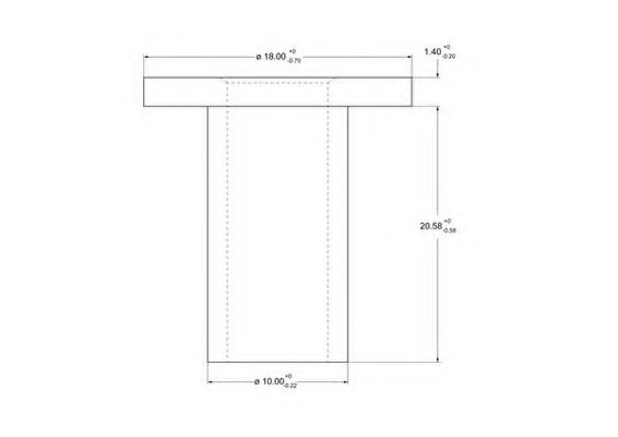 Заклепка, накладки барабанного тормоза FERODO 93068