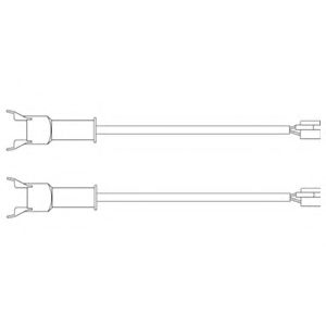 Контрольный контакт, контроль слоя тормозных колодок DELPHI LZ0122