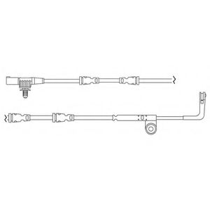 Контрольный контакт, контроль слоя тормозных колодок DELPHI LZ0194
