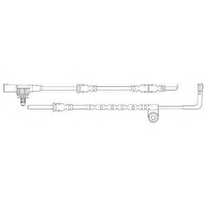 Контрольный контакт, контроль слоя тормозных колодок DELPHI LZ0228