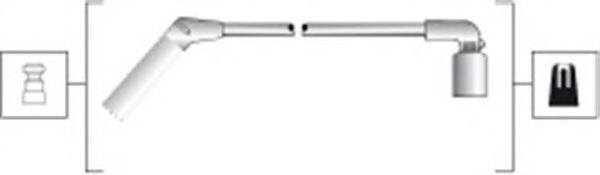 Комплект проводов зажигания MAGNETI MARELLI 941318111277