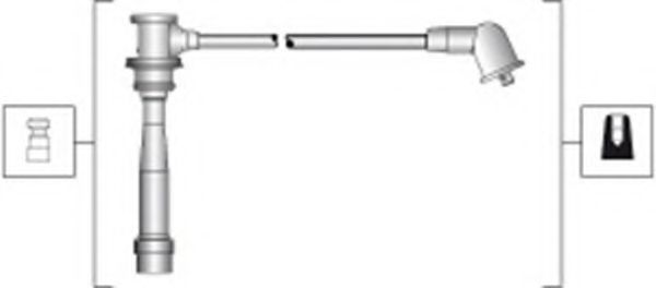 Комплект проводов зажигания MAGNETI MARELLI 941318111288
