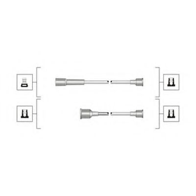 Комплект проводов зажигания MAGNETI MARELLI MSQ0107