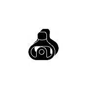 Кронштейн, глушитель HJS 83 15 7126