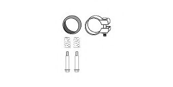 Монтажный комплект, катализатор HJS 82 35 8106