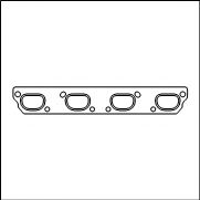Прокладка, выпускной коллектор HJS 83 12 2049