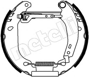 Комплект тормозных колодок METELLI 51-0013