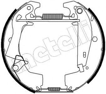 Комплект тормозных колодок METELLI 51-0070