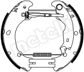 Комплект тормозных колодок METELLI 51-0089