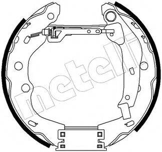 Комплект тормозных колодок METELLI 51-0206