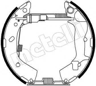 Комплект тормозных колодок METELLI 51-0213