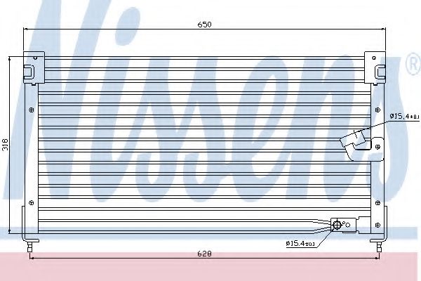 Конденсатор, кондиционер NISSENS 94362